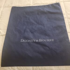 DONNEY & BOURKE Navy blue drawstring dust cover bag 18”x21"